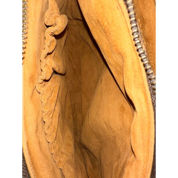 Patricia Nash Camille Embossed Leather Crossbody Bag Adjustable Strap & Back Zip - Picture 9 of 12